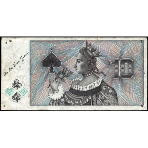 Great Britain. De La Rue Specimen 1980s 10 Test Note