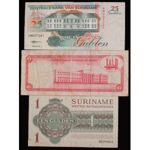 World. Lot of 3 Banknotes 1974-1994