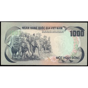 Vietnam. 1000 Dong 1972