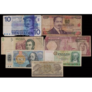 World. Lot of 7 Banknotes 1969-2001