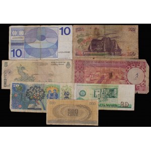 World. Lot of 7 Banknotes 1969-2001