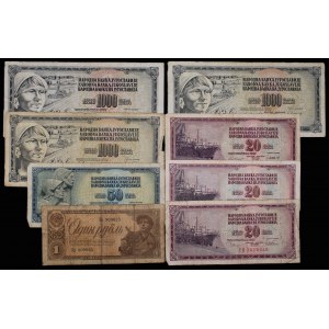 World. Lot of 8 Banknotes 1938-1979