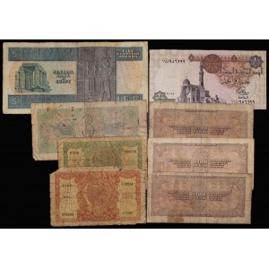 World. Lot of 8 Banknotes 1938-2002
