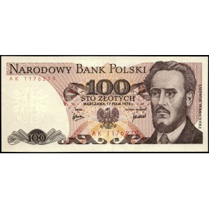Poland. 1976 100 Zlotych Prefix AK