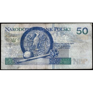 Poland. 1994 50 Zlotych Prefix AD