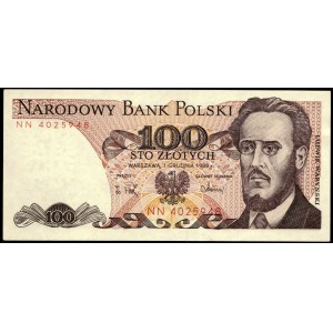 Poland. 1986 100 Zlotych Prefix NN