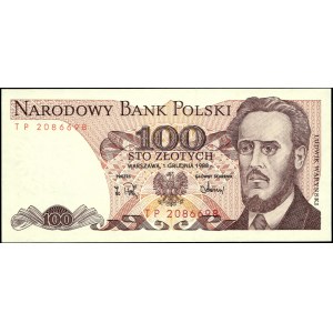 Poland. 1988 100 Zlotych Prefix TP