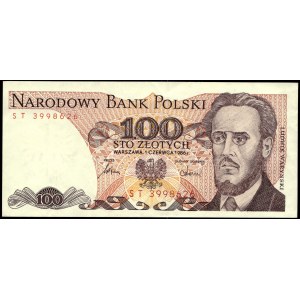 Poland. 1986 100 Zlotych Prefix ST