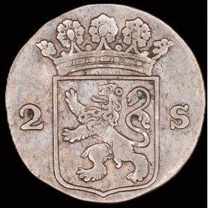 Netherlands. Holland 2 Stuiver 1791 Silver