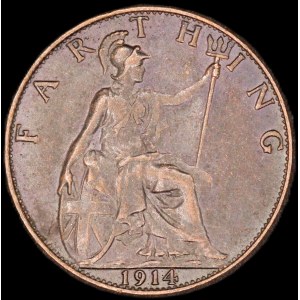Great Britain. 1 Farthing 1914