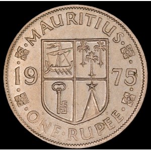 Mauritius. 1 Rupee 1975
