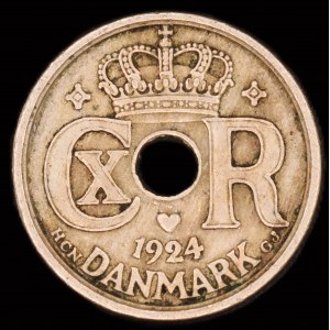 Denmark. 10 Ore 1924