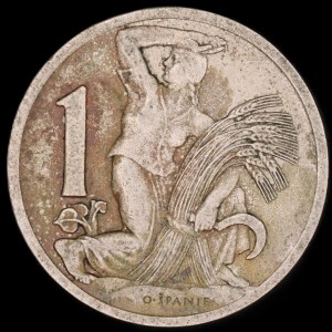 Czechoslovakia. 1 Korun 1937