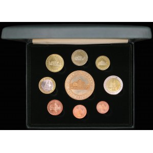 Czech Republic. 2004 Prototype Euro Mint Set 9 Pcs