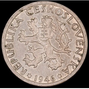 Czechoslovakia. 1 Korun 1946