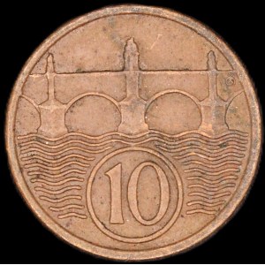 Czechoslovakia. 10 Haleru 1932