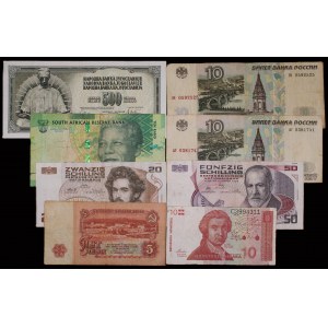 World. Lot of 8 Banknotes 1968-2002