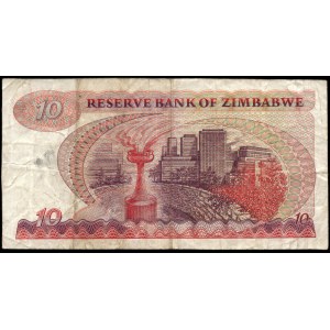 Zimbabwe. 10 Dollars 1994