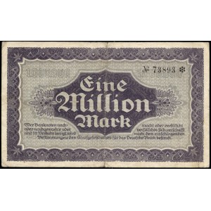 Germany. Dresden 1 Million Mark 1923