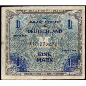 Germany. 1 Mark 1944 Allied Military Currency