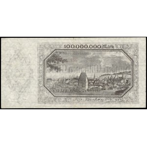 Germany. Aachen 100 Million Mark 1923