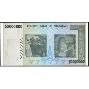 Zimbabwe. 50 Million Dollars 2008