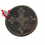 Henryk Walezy, Odważnik Monetarny 12 grains - 1/4 Ecu, XVI wiek, Oryginał Rzadkość