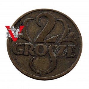 II RP , 2 Grosze 1923, Bardzo Ładne jak na ten rocznik