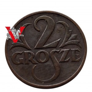 II RP, 2 grosze 1925, Piękny Stan