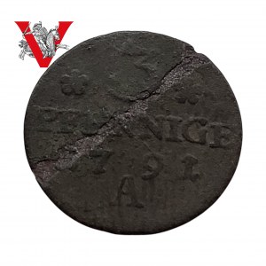 Prusy 3 fenigi 1791