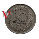 Austria 10 penny 1925, Molto bello
