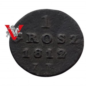 Księstwo Warszawskie , 1 Grosz 1812