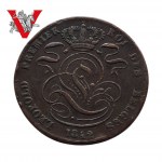 Belgia, 5 Cent Centymów 1842, Ładni Duże