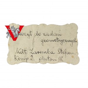Cadet Corps Chelmno -Stefan Zaremba Warsaw Uprising - Grenade Artillery Group