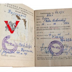 Veteran's Legitimation, Female Zofia Was, 7th Road Construction Battalion