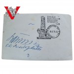 Obrona Westerplatte , Oryginalny Autograf Obrońcy !!