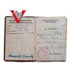 Legitymacja PZPR 1948 rok !! Weteran II Wojny, Warszawa