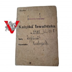 Legitymacja Inwalida Wojenny 1948 Wrocław, Weteran