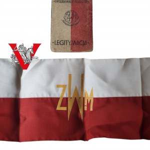 ZWM Union of Youth Struggle, Legitimation 1945 plus White Red armband