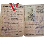 School Legitimation Card, Warsaw 1948, RARE