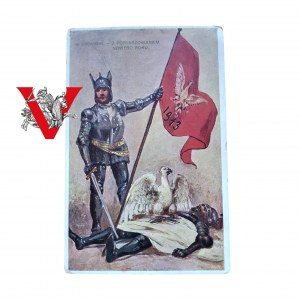 Tryumf Polskiego Rycerza na Krzyżakiem, Super Karta, Sztandar Orzeł, 1913 r