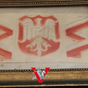 White Red Eagle , Beautiful Patriotic Frame