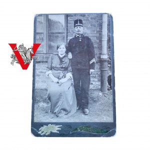 Drochobych Lviv, Gendarme CK con la moglie, Foto in cartone grande