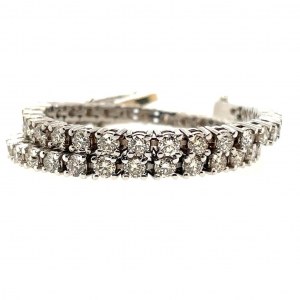 BRACELET IN WHITE GOLD 9.05 GR WITH DIAMONDS - BRC21002