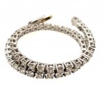 BRACELET IN WHITE GOLD 9.05 GR WITH DIAMONDS - BRC21002