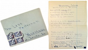 Anonymní dopis s básní odsuzující dílo a postoje Leona Pasternaka