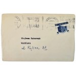 LIST(maszynopis) Tadeusza Brezy do Leona Pasternaka (data 3.I.1961) autograf Brezy