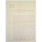 MASZYNOPIS autorzy: J.Przyboś, L. Pasternak, E.Kabatc - SPRAWOZDANIE Z POBYTU DELEGACJI ZWIĄZKU LITERATÓW POLSKICH WE WŁOSZECH w dniach 18.04. - 12.05.1965 - Autografy Autorów
