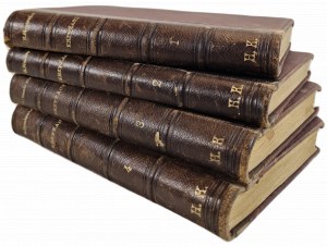 SIENKIEWICZ Henryk - KRZYŻACY - volumes 1-4 (complete) First Edition!