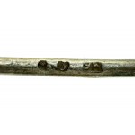 Broszka z jadeitem. M.F. Wyrób autorski. (114)